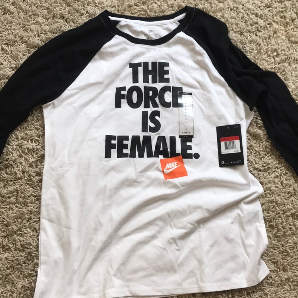 Nike womens 3/4 sleeve